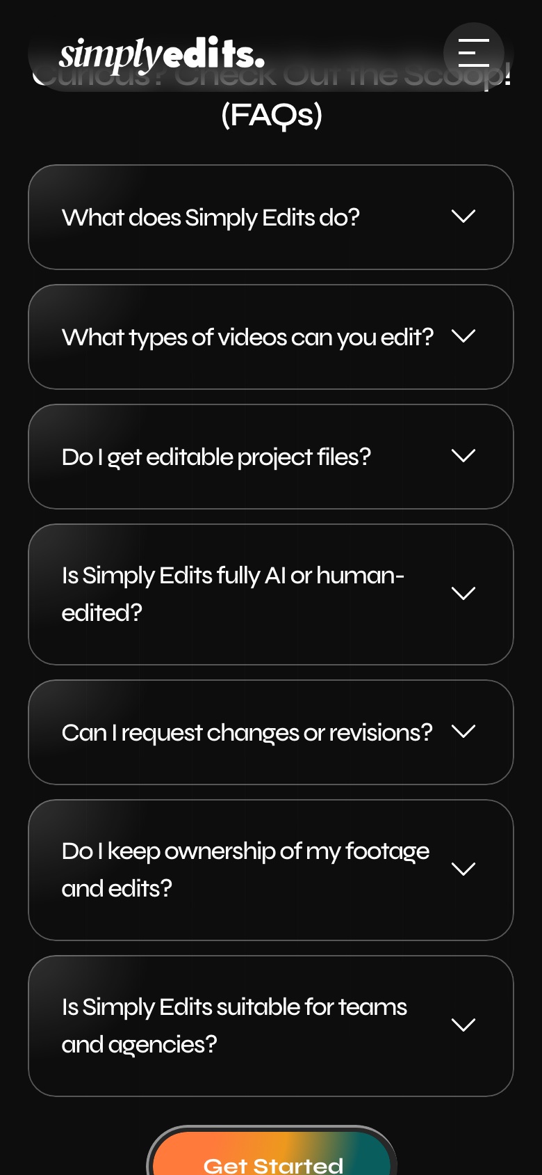Mobile FAQ